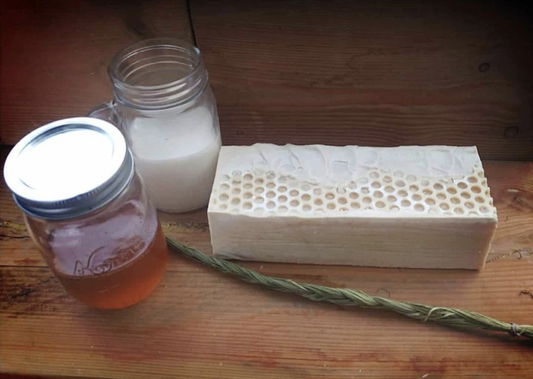 Sweetgrass, Milk + Honey Soap